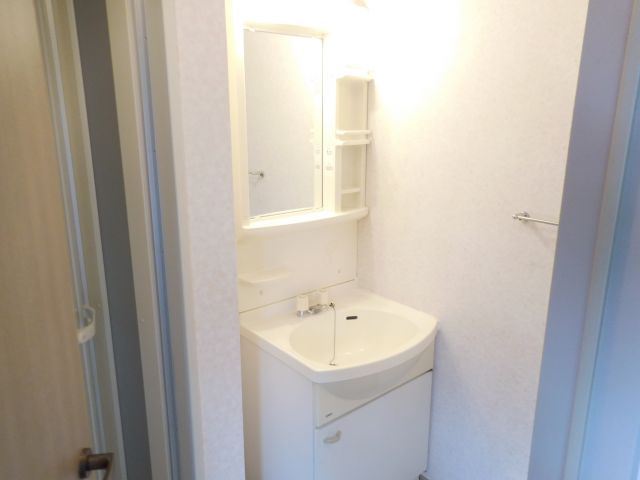 高槻市出丸町のアパートの洗面所