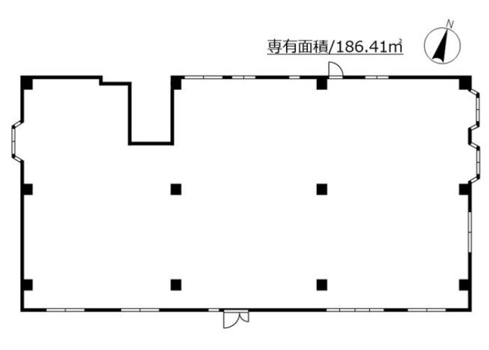 足立区六木３丁目の店舗事務所の間取り