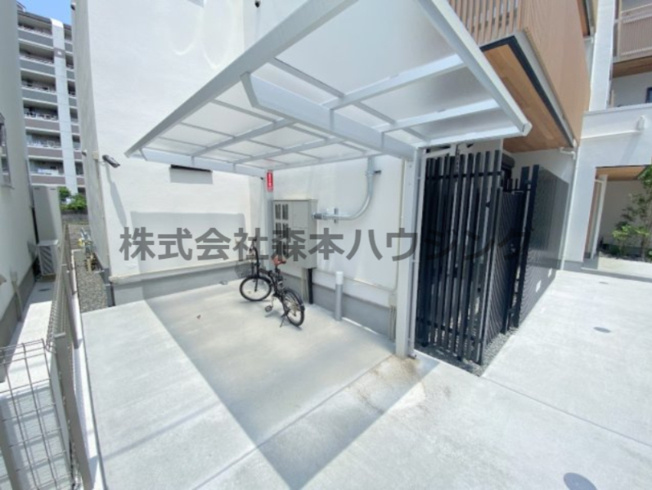 【その他共用部分】 | 　キャルムコート交野2番館 | 駐輪場です