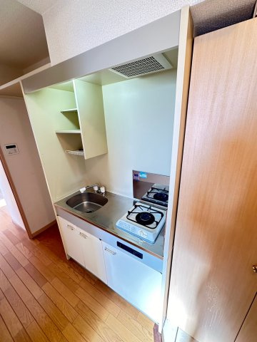 神戸市東灘区甲南町４丁目の賃貸マンションのキッチン