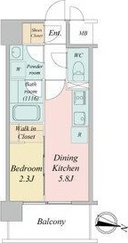 デュオフラッツ仙台木町通エアリの間取り