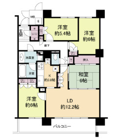 エルセレーノ上本町レジデンスの間取り|エルセレーノ上本町レジデンス　間取り