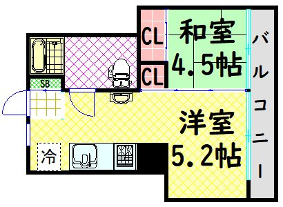 【間取り】 | ビスタ四天王寺