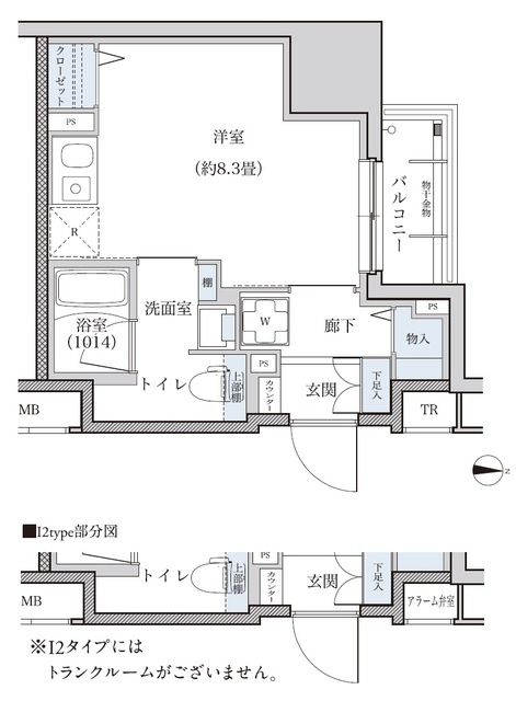 パークアクシス新栄の間取り