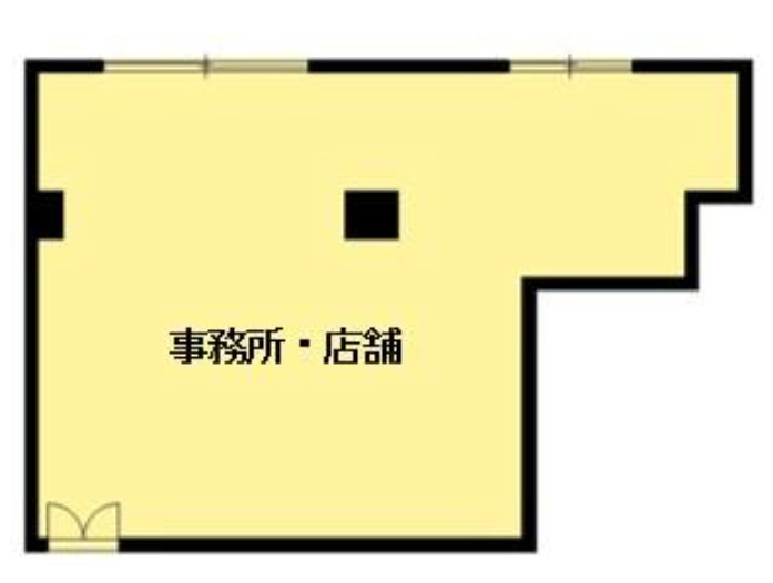 板橋区常盤台４丁目の店舗事務所の間取り