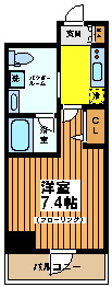【間取り】 | ヴォ―ガコルテ幡ヶ谷