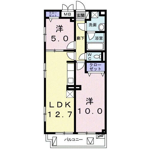Ｆｅｌｉｃｉａｓ　Ｒｙｕｓｅｎの間取り