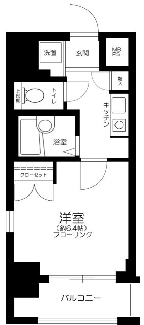 メインステージ門前仲町の間取り