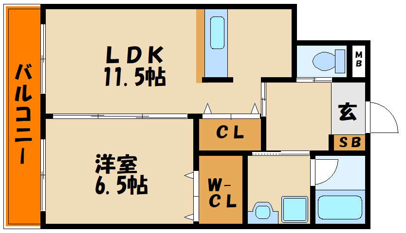 エクセルシア住吉の間取り