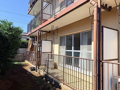 サンハイツ白梅のバルコニー