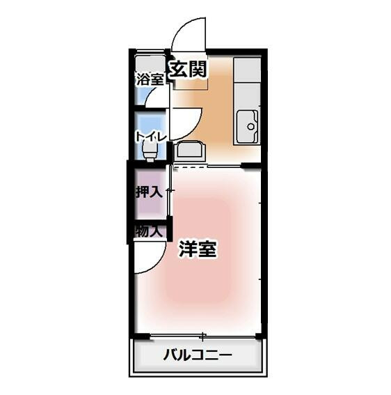 サンハイツ白梅の間取り