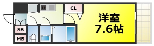 【間取り】 | レシオス難波 仲介手数料無料