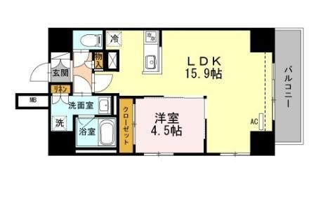 La Waleainaの間取り|間取りです。