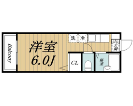 【間取り】 | セブンハイツ/愛生町