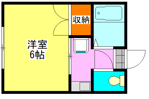 【間取り】 | ハイツ習志野