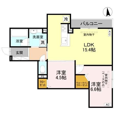 D-Grande新根塚Cの間取り