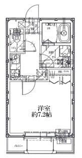 リーヴェル横浜蒔田プレミオの間取り