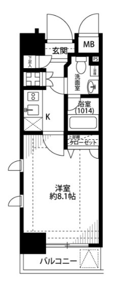台東区日本堤２丁目の賃貸マンションの間取り|間取り