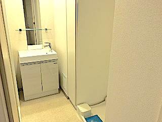 中野区弥生町１丁目の賃貸マンションの洗面所