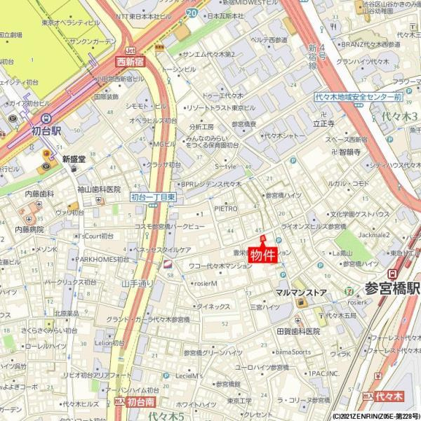 ＦＡＲＥ代々木の地図