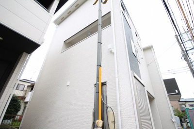 【外観】 | 流山市駒木借家A棟 | 建築中写真