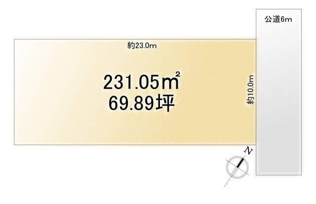 北区嘉山２丁目　980万円の土地図