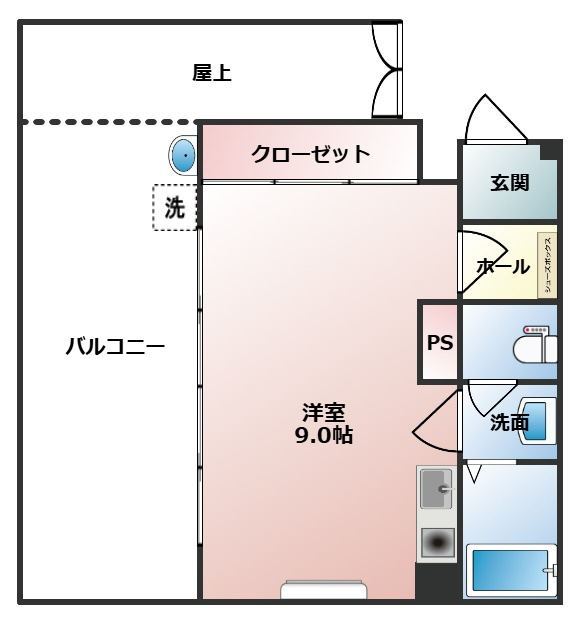 真正館の間取り