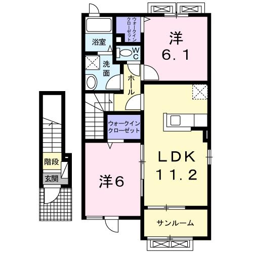 ベルフィオーレⅡの間取り