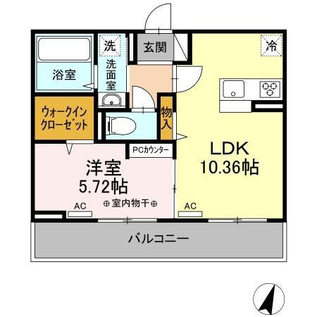 ファーストステージ江木の間取り