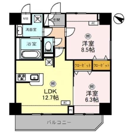 グラン・ルポ高崎の間取り