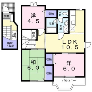 【間取り】 | ニュークレストールＡ