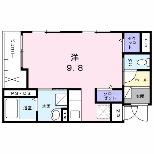 【間取り】 | クロワール　長田