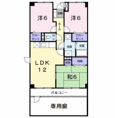 【間取り】 | ジャン・ピュールⅠ番館
