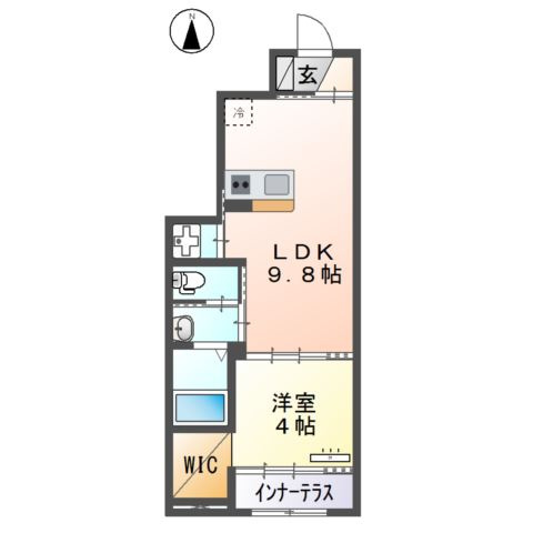 センターフィールドの間取り
