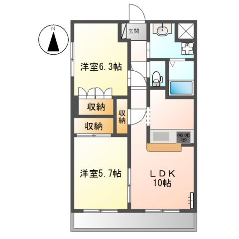 グランセルの間取り
