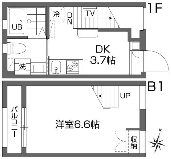 【間取り】 | グランアセット西新宿 | 間取り図