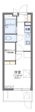 レオパレスコウドの間取り