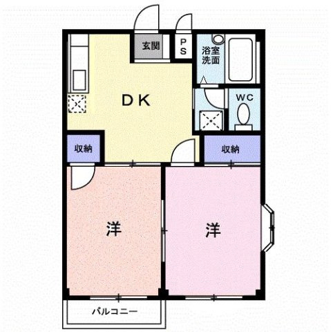 エルディムグリーンハイツの間取り