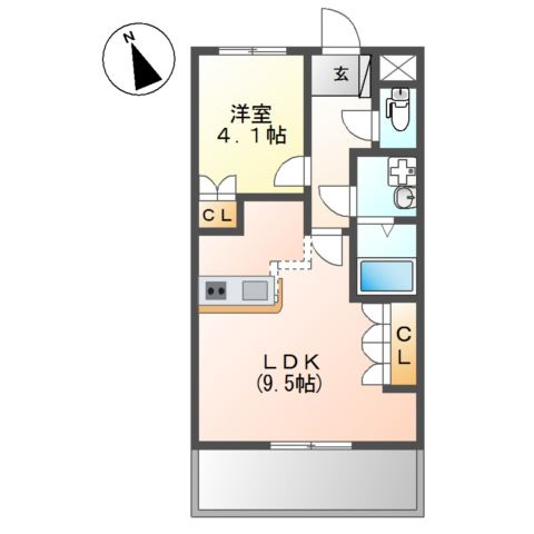 サザンクロスＡの間取り