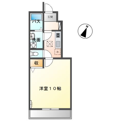 ブランジュ南逆井の間取り
