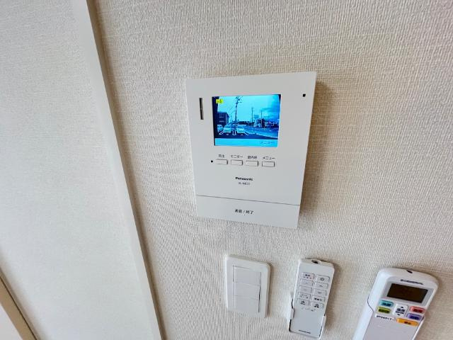 仮）日野市豊田アパート新築工事の内装|カメラ付インターホン（イメージ）
