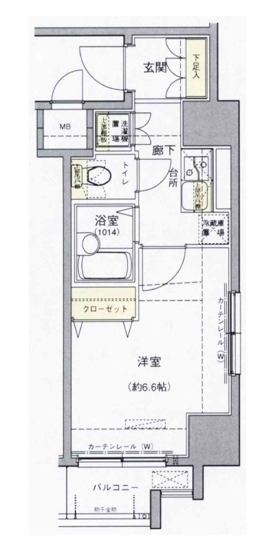 ヴィーダ御茶ノ水の間取り