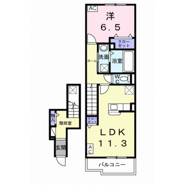 コントレイルの間取り