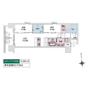 Draw上本町の間取り
