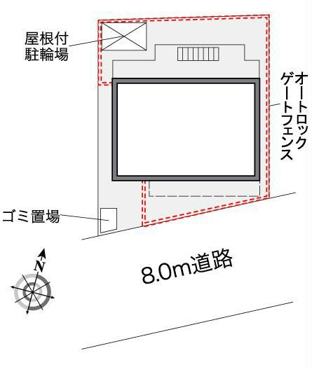 レオパレスサニーウェル　新井の間取り
