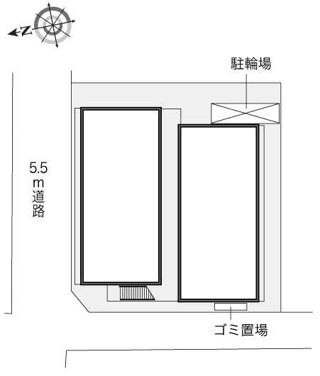 レオパレス阿倍野デュオの間取り