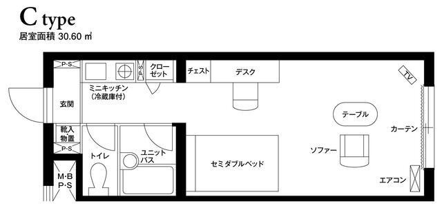 グリーンヒル恵比寿の間取り