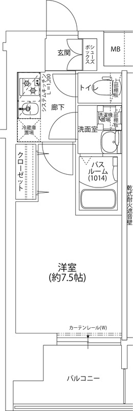 Louis Residence 天王寺町北の間取り