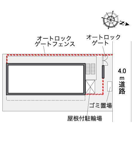 レオパレスベルローズの間取り