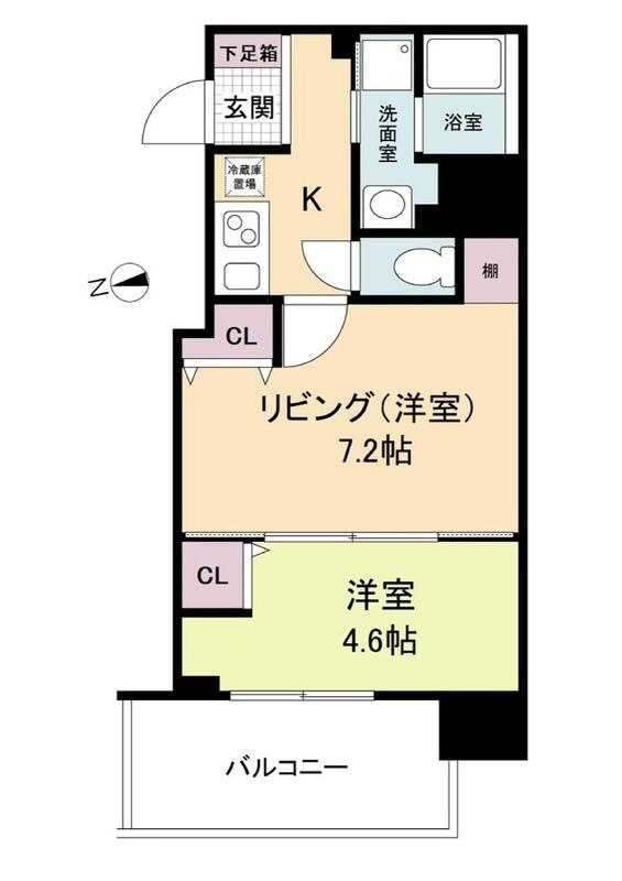 ヴィラ・セレーノ玉造本町の間取り